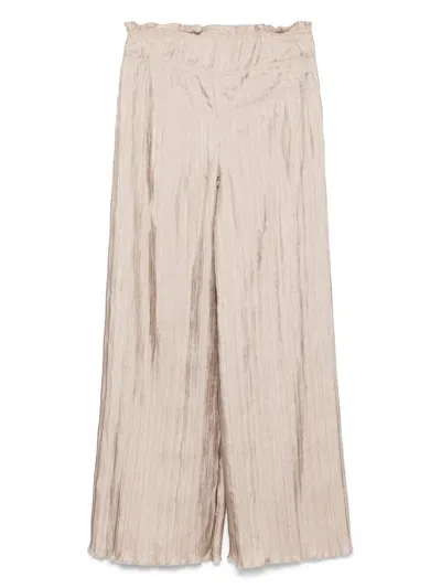 Alberta Ferretti Habotay Trousers By