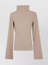 Alberta Ferretti Turtle Neck Blouse Clothing In Neutral