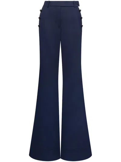 Alberta Ferretti High Waist Flared Jeans In Blue