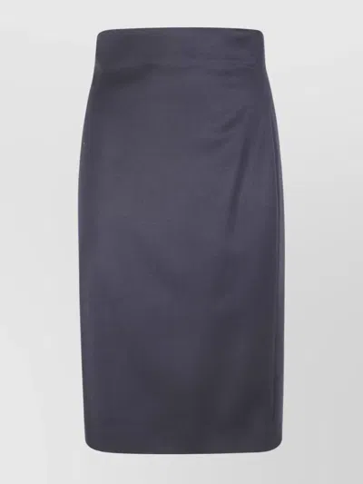 ALBERTA FERRETTI HIGH WAIST KNEE-LENGTH PLAIN SKIRT