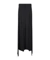 Alberta Ferretti High Waist Pleated Trousers In Brown