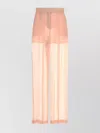Alberta Ferretti Alberta Ferreti Pink Silk Wide-leg Pant In Multi