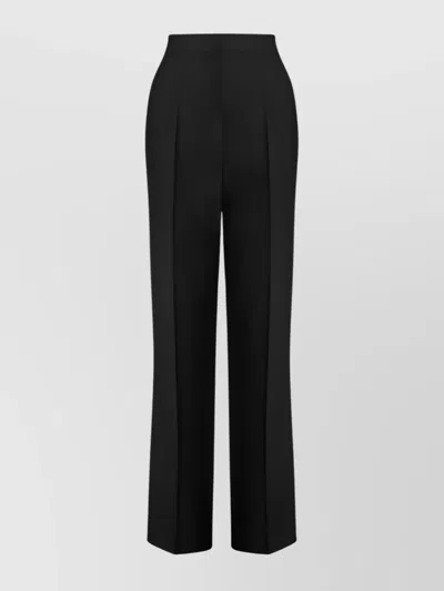 ALBERTA FERRETTI HIGH WAIST STRAIGHT LEG TROUSERS WITH SIDE POCKETS