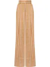 Alberta Ferretti Trousers Woman In Brown