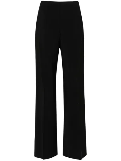 Alberta Ferretti Alberta Ferreti Pantalone A Palazza In Enver Satin In Black