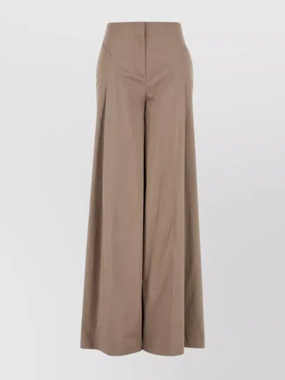 ALBERTA FERRETTI HIGH WAIST WIDE-LEG PANT WITH SEAM DETAILING
