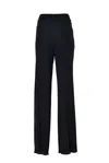 Alberta Ferretti High Waist Wide Leg Pants In Nero