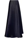 Alberta Ferretti High-waisted Maxi Skirt In Blue