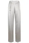 Alberta Ferretti High Waist Wide Leg Trousers In Gray