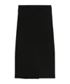 Alberta Ferretti Alberta Ferreti Elastan Skirt In Black