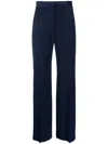 Alberta Ferretti High-waisted Tailored Trousers In 蓝色