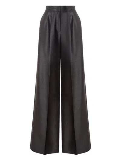 Alberta Ferretti ハイウエスト パンツ In Black