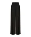 Alberta Ferretti Alberta Ferreti Cady Stretch Wide Leg Trousers In Black