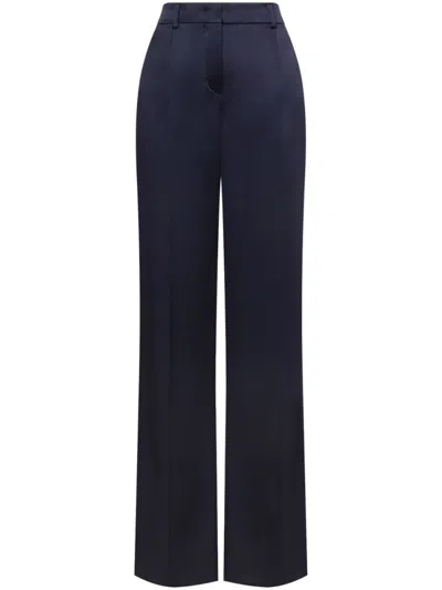 Alberta Ferretti High-waisted Wide-leg Trousers