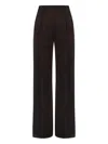 Alberta Ferretti Trousers In Brown