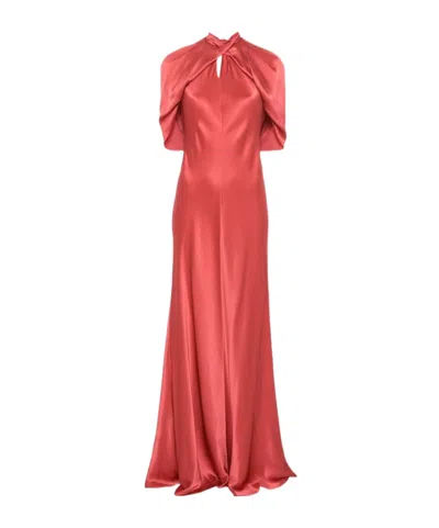 ALBERTA FERRETTI HOLLOW THIN DRESS
