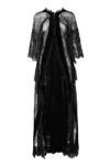 Alberta Ferretti I Live In Lace In Black