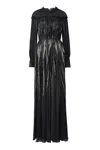 Alberta Ferretti I Live In Silk In Black