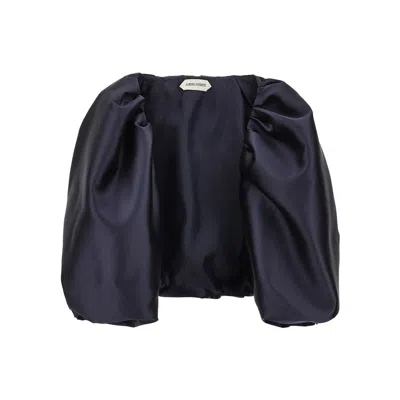 Alberta Ferretti Ikado Shrug In Blue