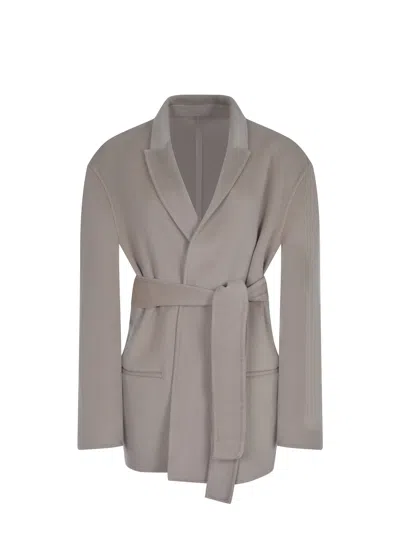Alberta Ferretti Jacket In Gray