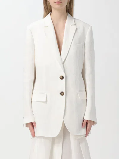 ALBERTA FERRETTI BLAZER ALBERTA FERRETTI WOMAN COLOR WHITE,F57973001