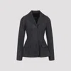 Alberta Ferretti Tailored Jacket With Flap Pockets And Lapel In Black