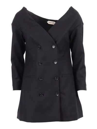 Alberta Ferretti Jacket In Blue
