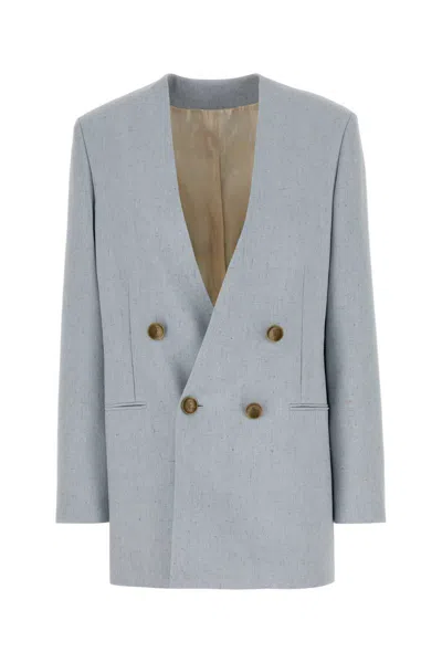 Alberta Ferretti Jackets And Vests In Blue