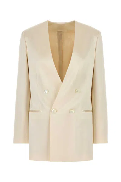 Alberta Ferretti Jackets And Vests In Neutral