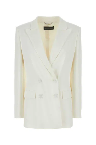 Alberta Ferretti Jackets And Waistcoats In White