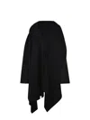 Alberta Ferretti Draped Jacket In Black