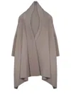Alberta Ferretti Coat Made Of A Wool And Cashmere Blend In Brown