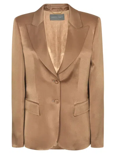 Alberta Ferretti Jackets Brown