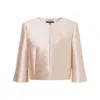 Alberta Ferretti Satin Jacket In Multicolor