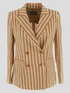 Alberta Ferretti Jacket Woman In Multicolour