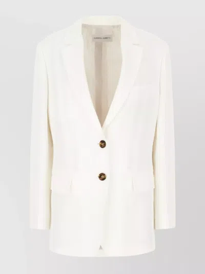 ALBERTA FERRETTI JACKETS SINGLE-BREASTED NOTCHED LAPELS