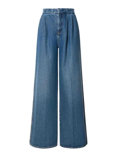 Alberta Ferretti Trousers In Blue