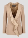 ALBERTA FERRETTI JERSEY CREPE BLAZER