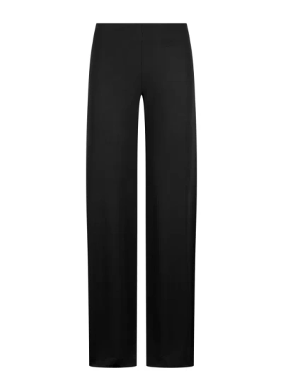 Alberta Ferretti Jersey Trousers In Black