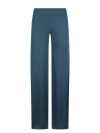 Alberta Ferretti Jersey Trousers In Blue