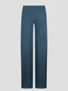 Alberta Ferretti Jersey Trousers In Blue