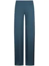 Alberta Ferretti Jersey Trousers In Blue
