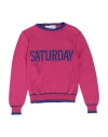 Alberta Ferretti Babies'  Junior Toddler Girl Sweater Fuchsia Size 4 Cotton In Red