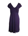 Alberta Ferretti Knee Length Dress In Purple Rayon In Purple