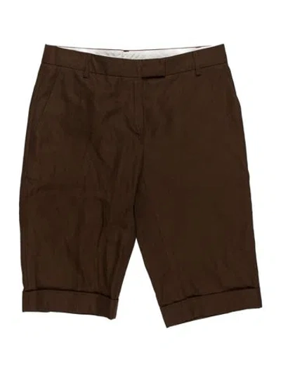 Pre-owned Alberta Ferretti Knee-length Shorts In Brown