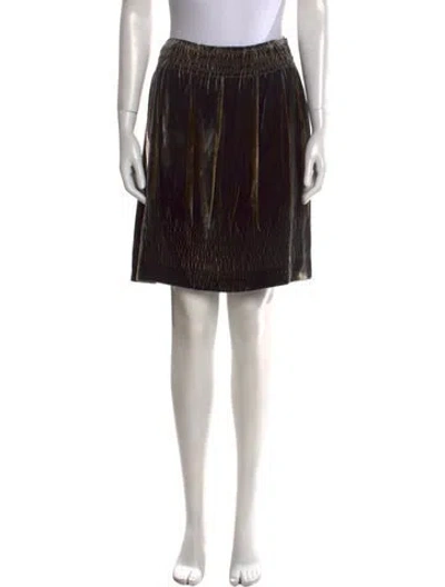 Pre-owned Alberta Ferretti Knee-length Skirt In Black