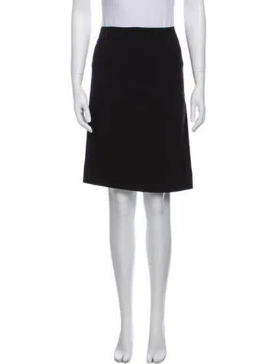 Pre-owned Alberta Ferretti Knee-length Skirt In Black