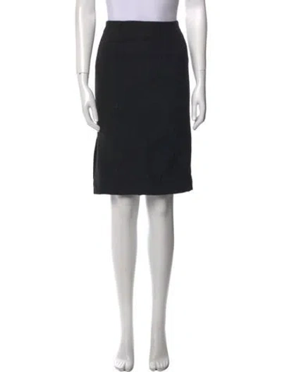 Pre-owned Alberta Ferretti Knee-length Skirt In Black