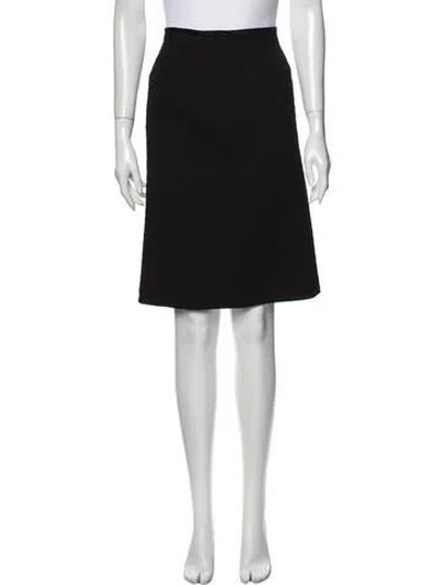 Pre-owned Alberta Ferretti Knee-length Skirt In Black