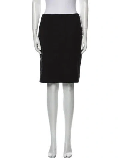 Pre-owned Alberta Ferretti Knee-length Skirt In Black